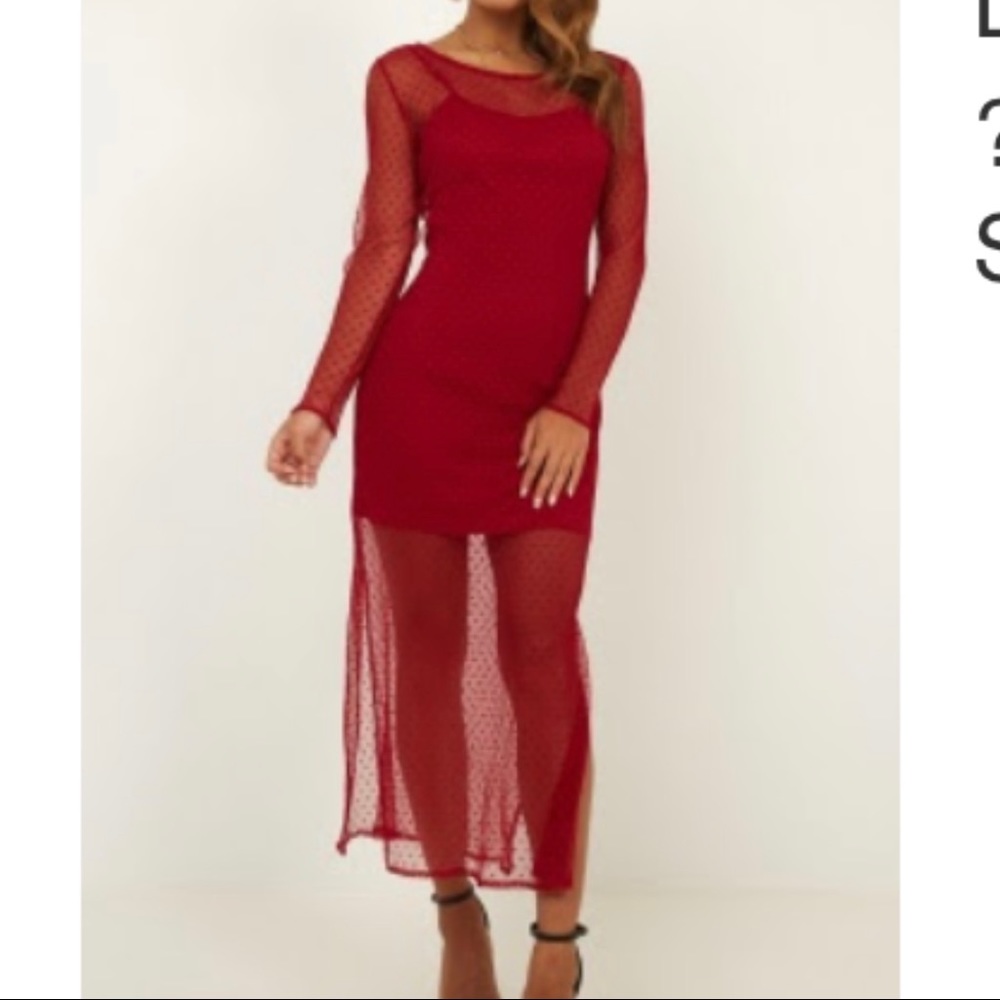 Red dress